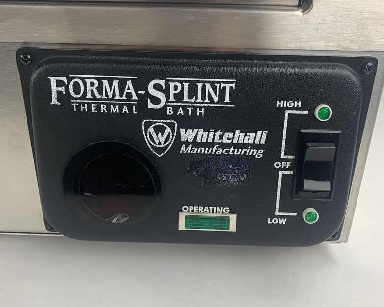 Forma-Splint SP1501 Whitehall Thermal Moulding Water Bath No Outlet w/ Lids