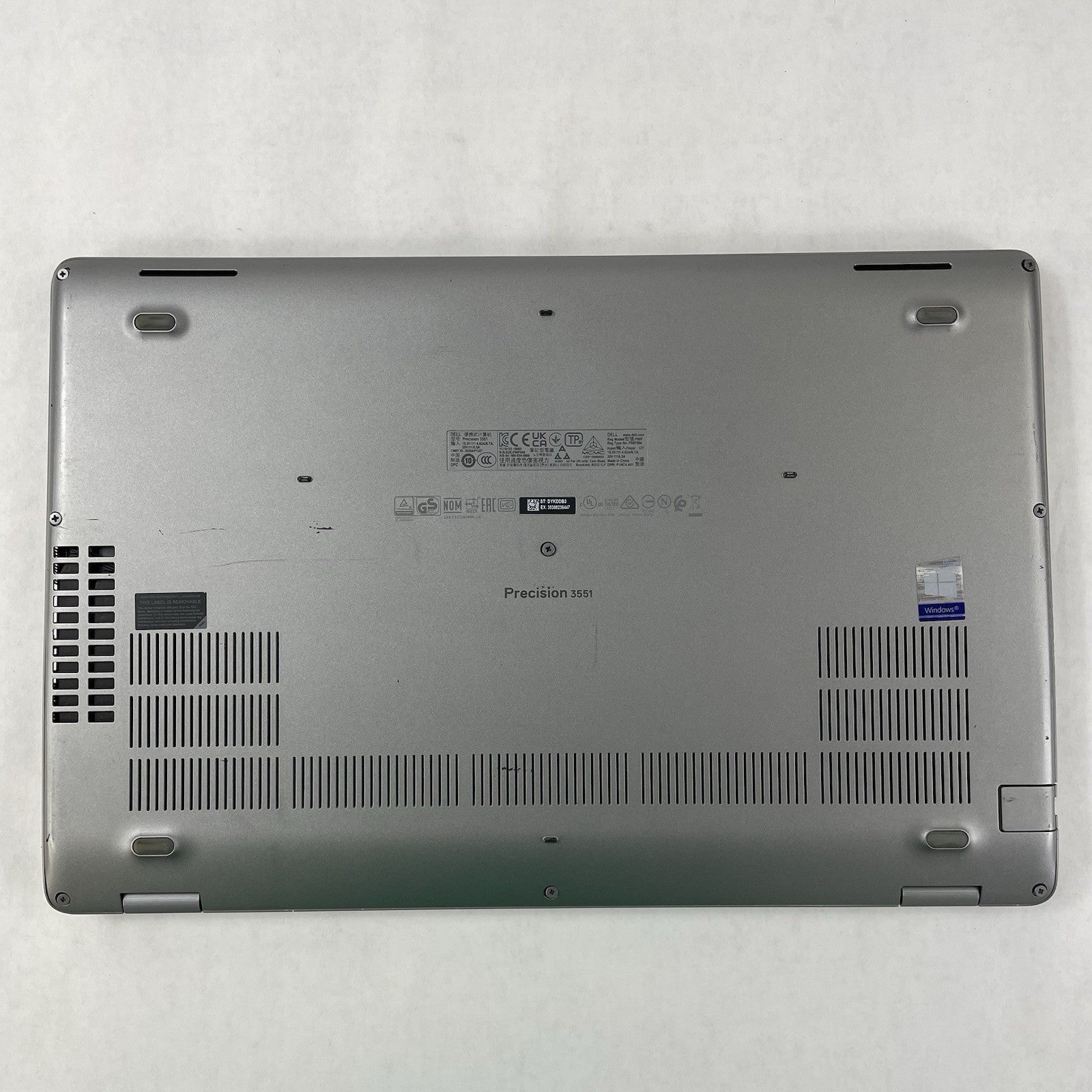 Dell Precision 3551 15.6" i7-10750H 2.60 GHz 16 GB RAM No SSD/OS/AC15