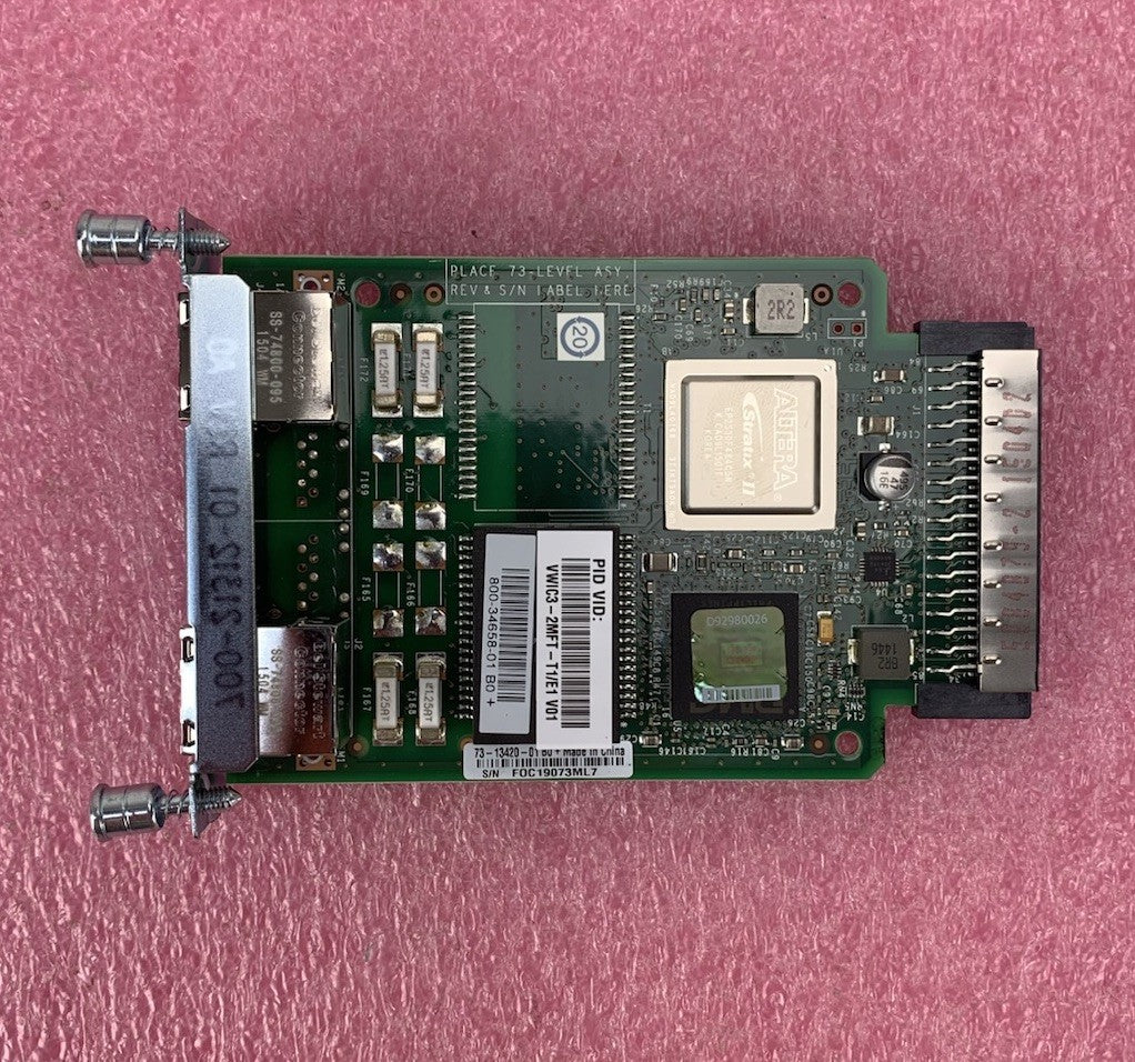 Cisco 73-13420-01 B0+ Dual Port Trunk Voice WAN Card5