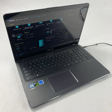 ASUS Notebook Q535U 15.6" i7-8550U 1.8 GHz 16 GB Ram No OS No HDD No Batt No AC