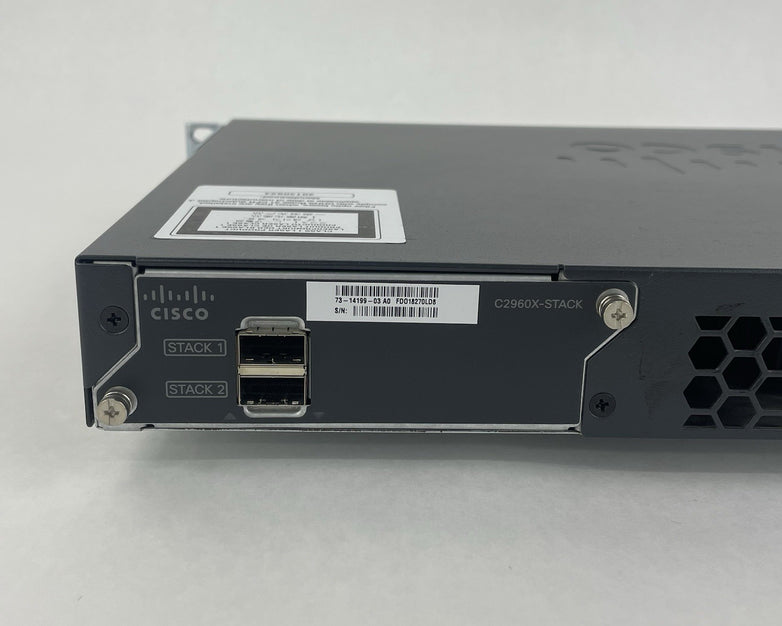 Cisco Catalyst WS-C2960X-48TS-L V01  48 Port Gigabit Switch - Tested