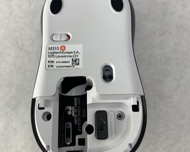 Logitech M310 Wireless Mouse 810-008625 w/ Dongle (Lot of 5)