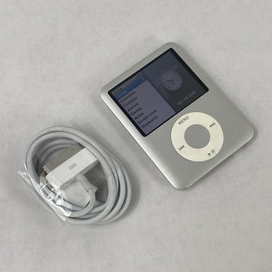 Apple iPod Nano 3rd Gen A1236 8GB Silver v1.1.3