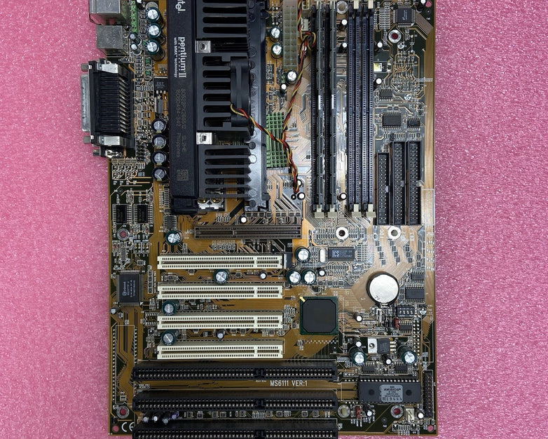 MicroStar MS-6111 Ver 1 Motherboard Intel Pentium II 268MHz 64MB RAM 3x ISA