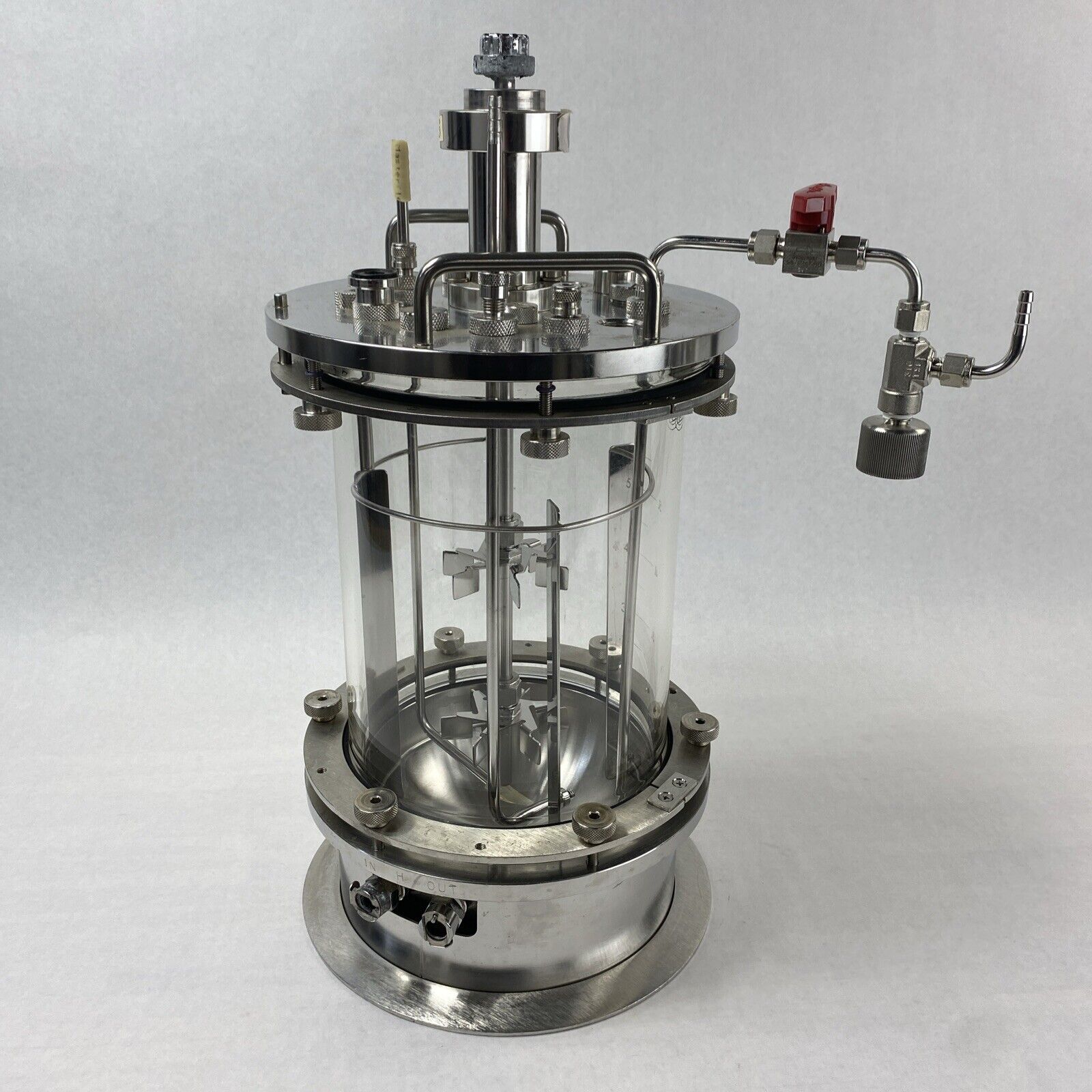 New Brunswick Scientific Q552700 5L Liter Glass Vessel Fermentor Bioreactor