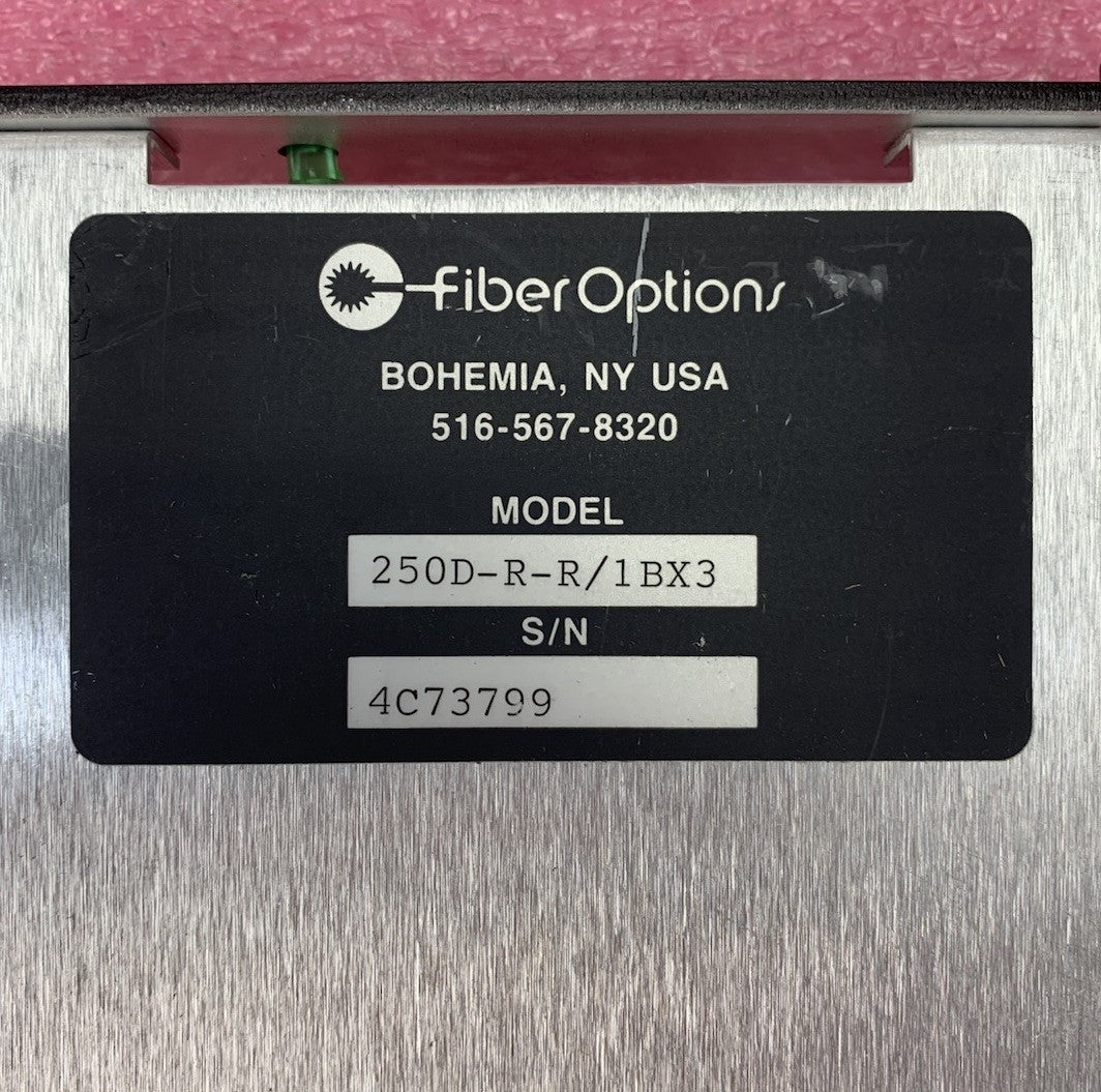 Fiber Options 250D-R-R/1BX3 Fiber Optic RX Receiver Card - Untested7