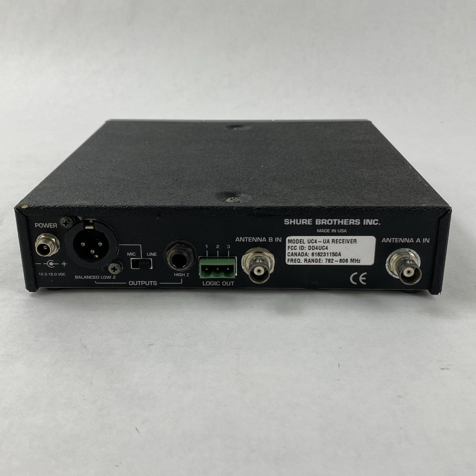Shure Brothers UC4-UA Receiver   No Power Cord - Not tested Lot of 22