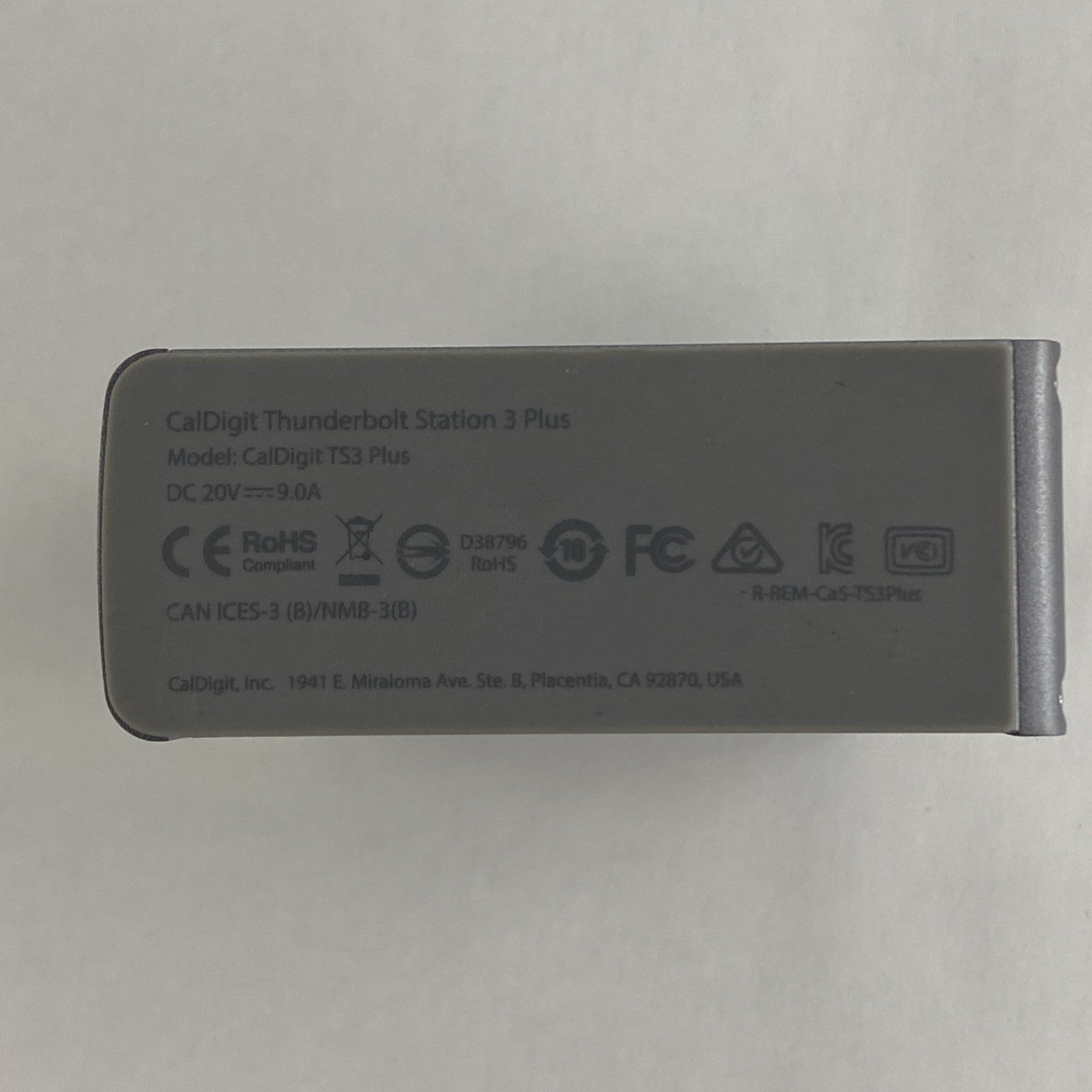 CalDigit TS3 Plus Thunderbolt 3 Docking Station 3 Plus No Ac Adapter or Cords5