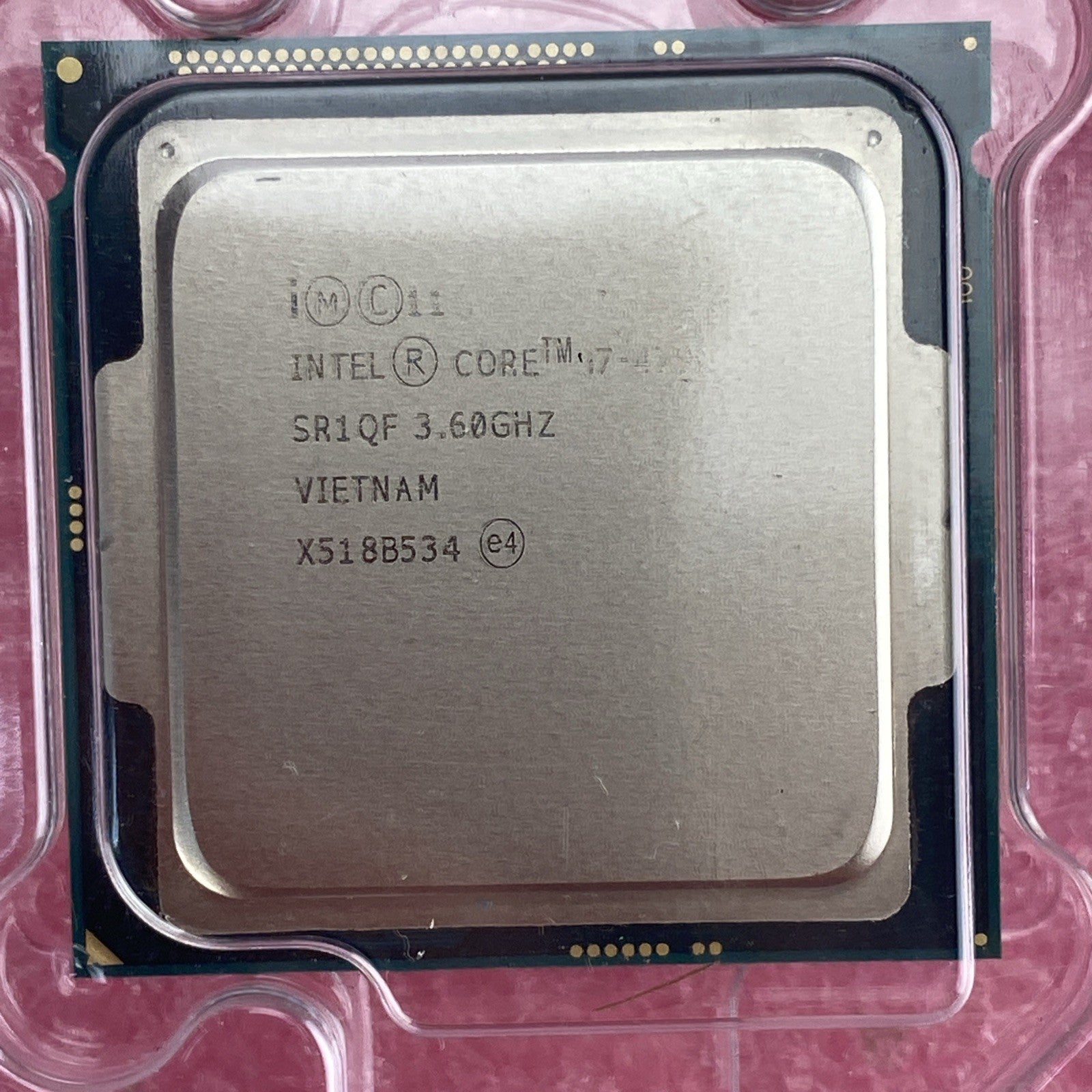 Intel Quad Core i7-4790 CPU Processor 3.60GHz FCLGA1150 SR1QF