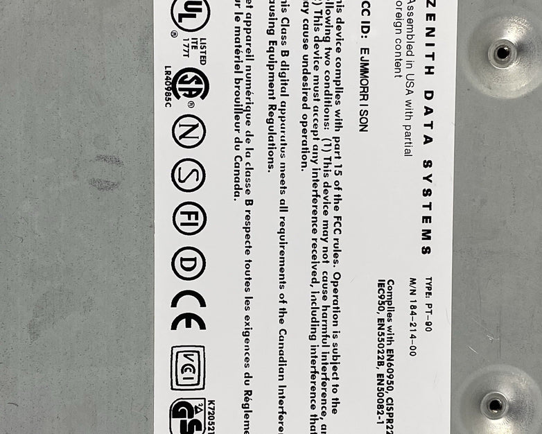 Zenith Z-Station ZEP-8370-QB DT Pentium 90MHz 32MB RAM No HDD No OS