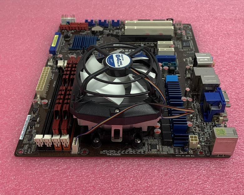 ASUS M4A78T-E Motherboard AMD Sempron 130 2.6GHz 8GB RAM w/ Shield