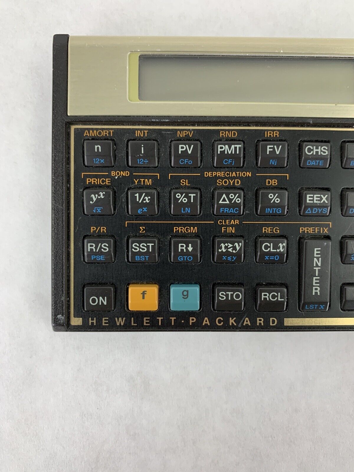 Vintage HP 12C Platinum Handheld 120 Built-In Functions Financial Calculator