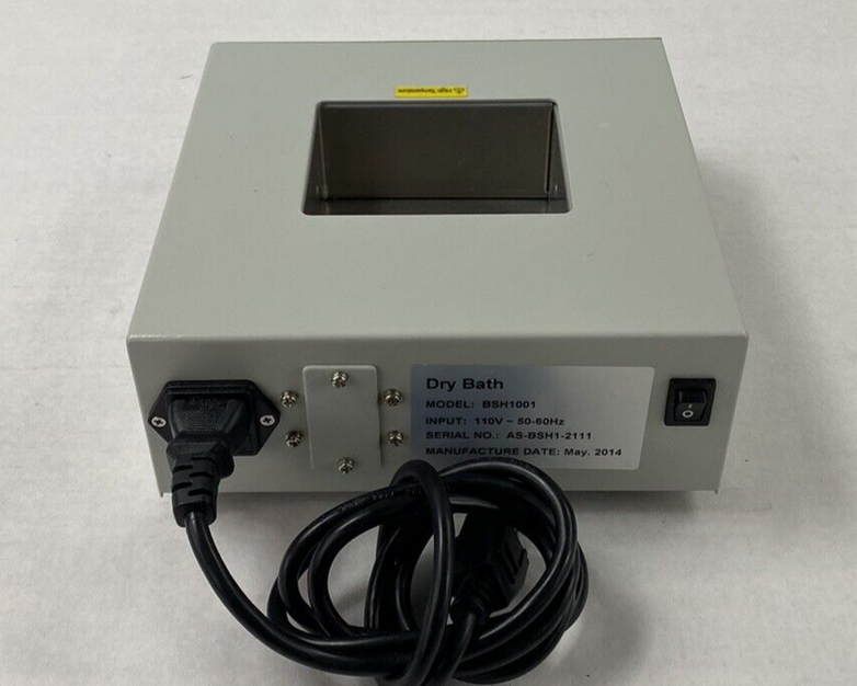 Phenix Research Model BSH1001 Digital Heat Block Dry Bath Power Tested