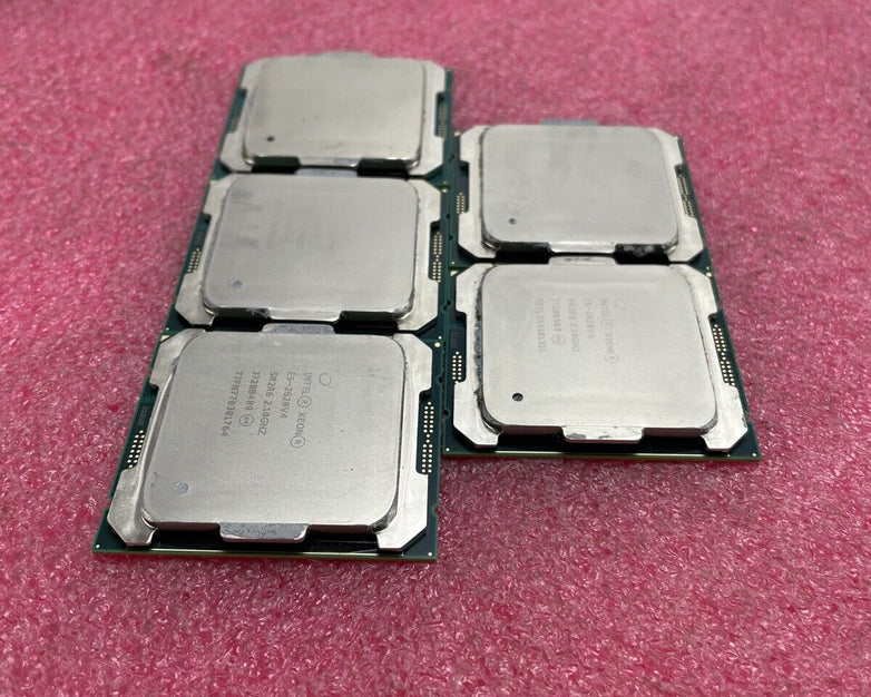 Lot of 5 Intel Xeon E5-2620V4 2.1GHz SR2R6 Processor