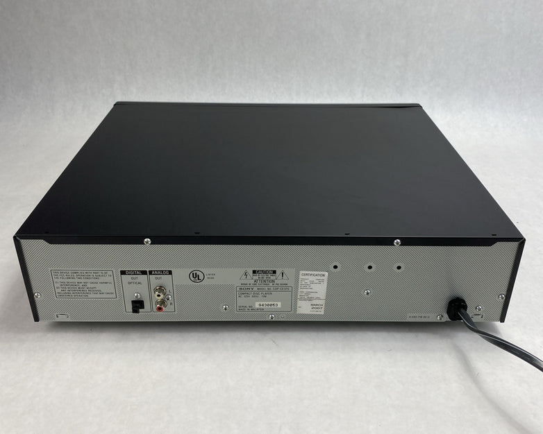 Sony CDP-CE375 5 Disc Ex-Change System/Player With Remote - Tested