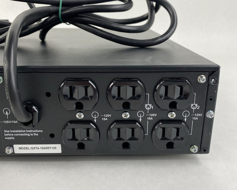 Vertiv Liebert GXT4-1500RT120 Battery Backups Tested - No Batteries Ears READ