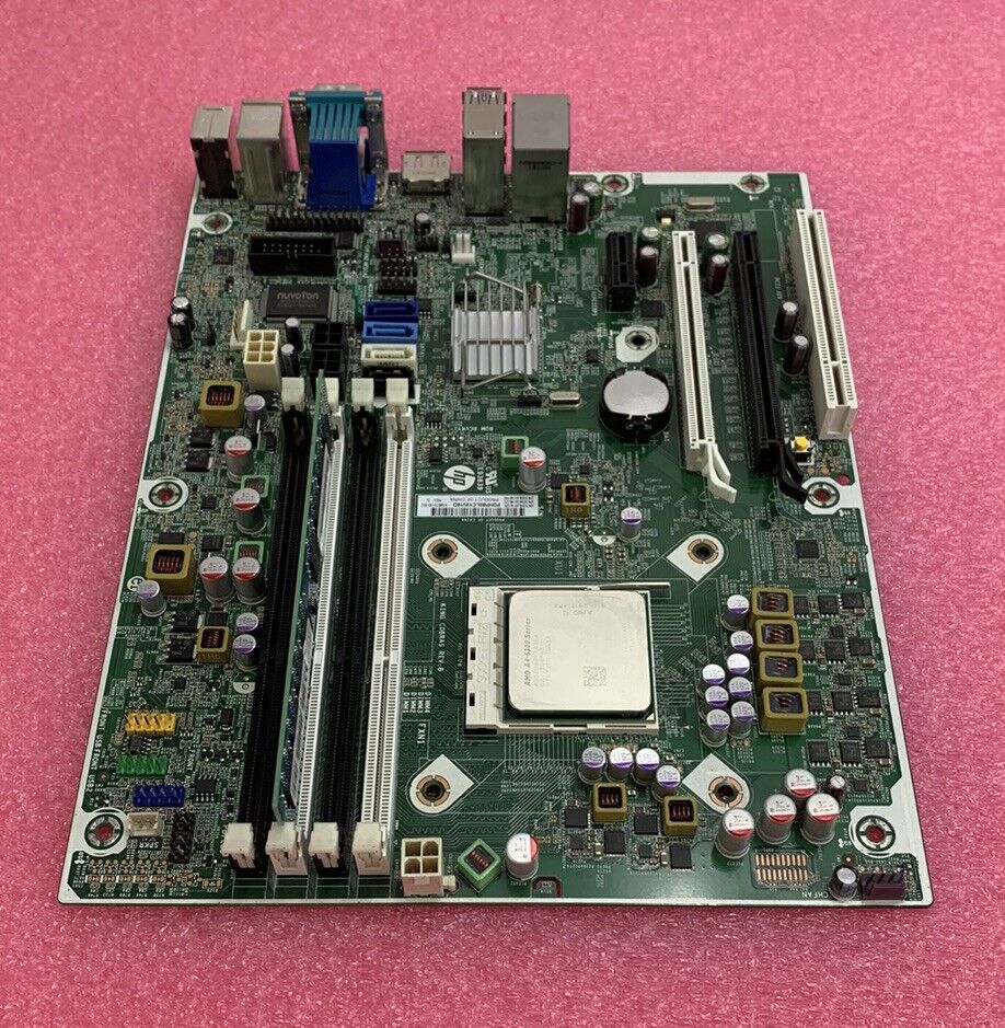 Compaq Pro 6305 SFF Motherboard AMD A4-5300B 3.4GHz 4GB RAM No Shield