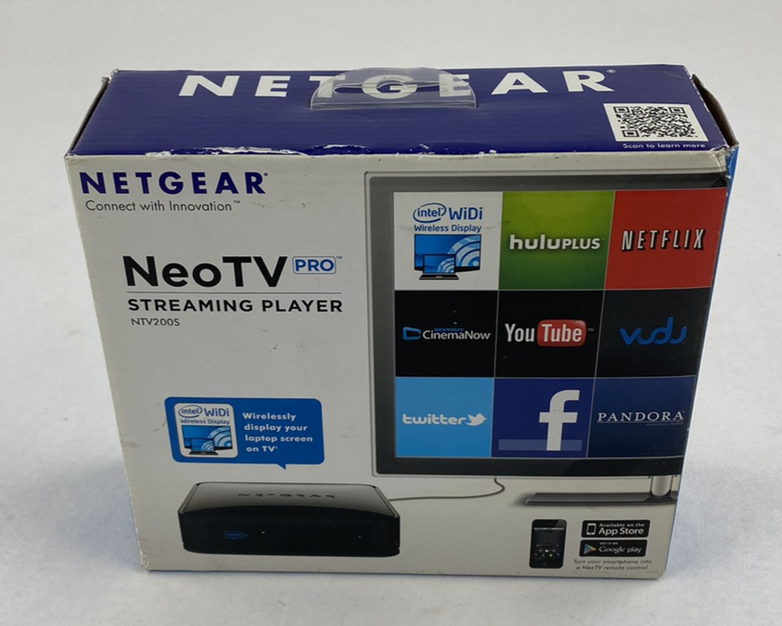 Netgear NeoTV NTV200S Streaming Player Open Box New