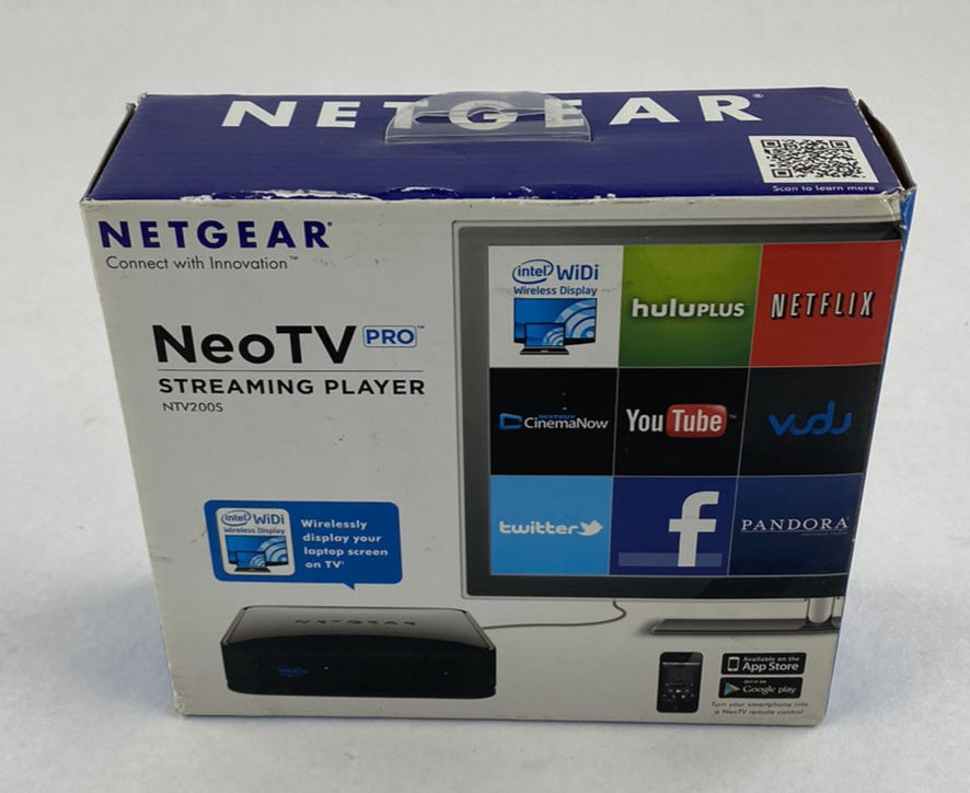 Netgear NeoTV NTV200S Streaming Player Open Box New