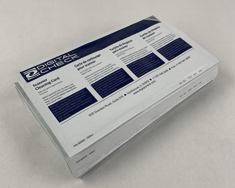 Digital Check Cleaning Kit IS0035 25x Waffletechnology Cards 5x Swabs 2x Wipes