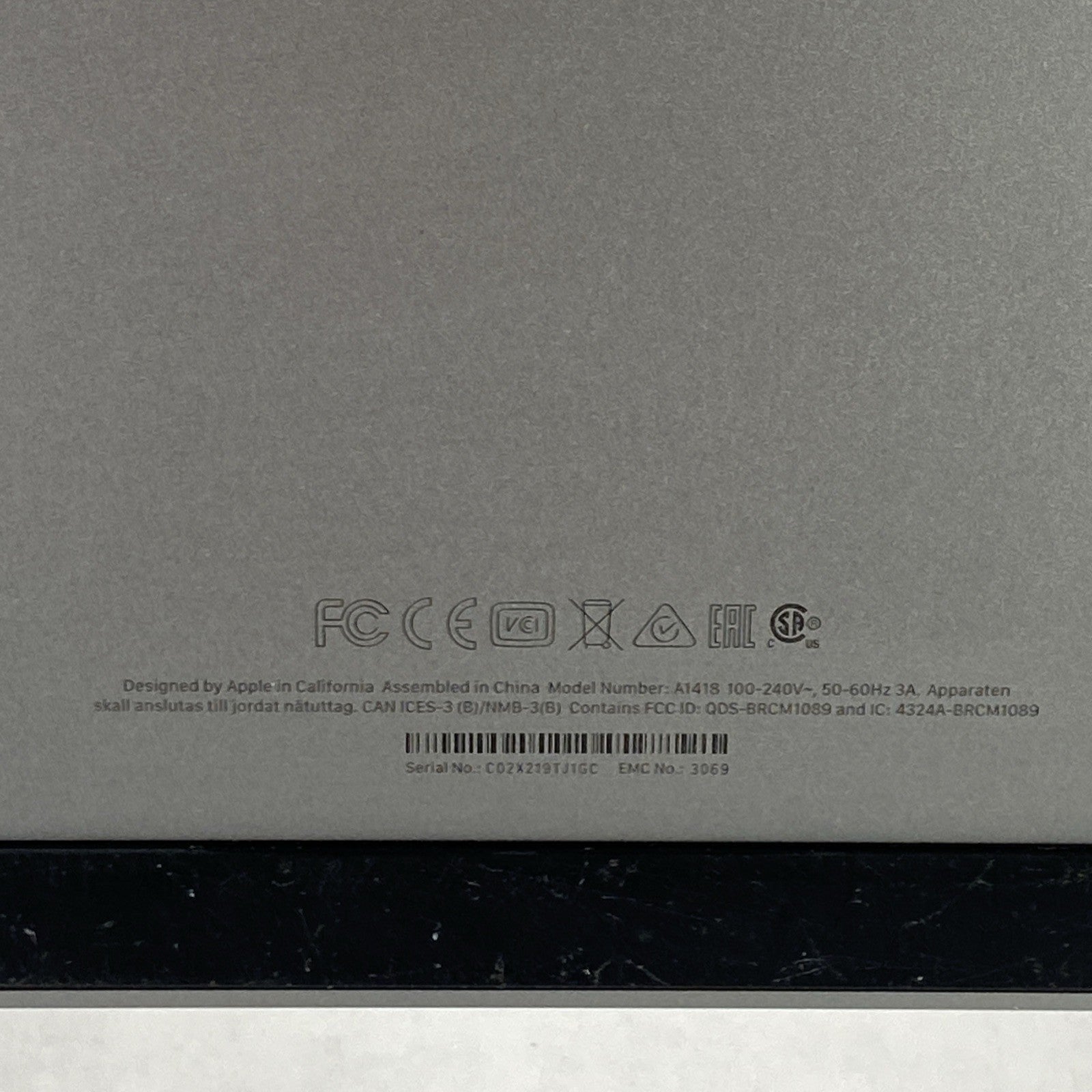 Apple A1418 iMac Retina 4k 21.5" 2017 3.4GHz i5 32GB RAM 1TB HDD os13.7.6