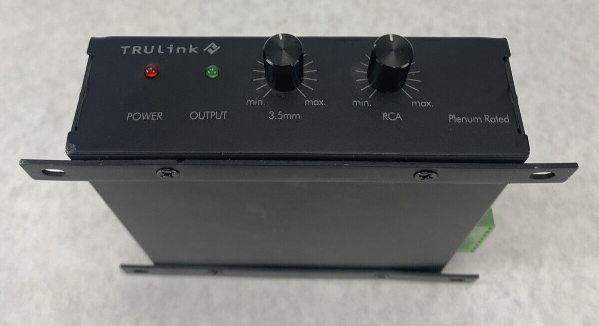 TRUlink 40100 Classroom Meeting Room Audio Amplifier 40W NO ACCESSORIES