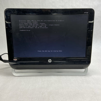 HP 1155 18.5" AIO AMD E1-1500 1.48GHz 4GB RAM No HDD No OS