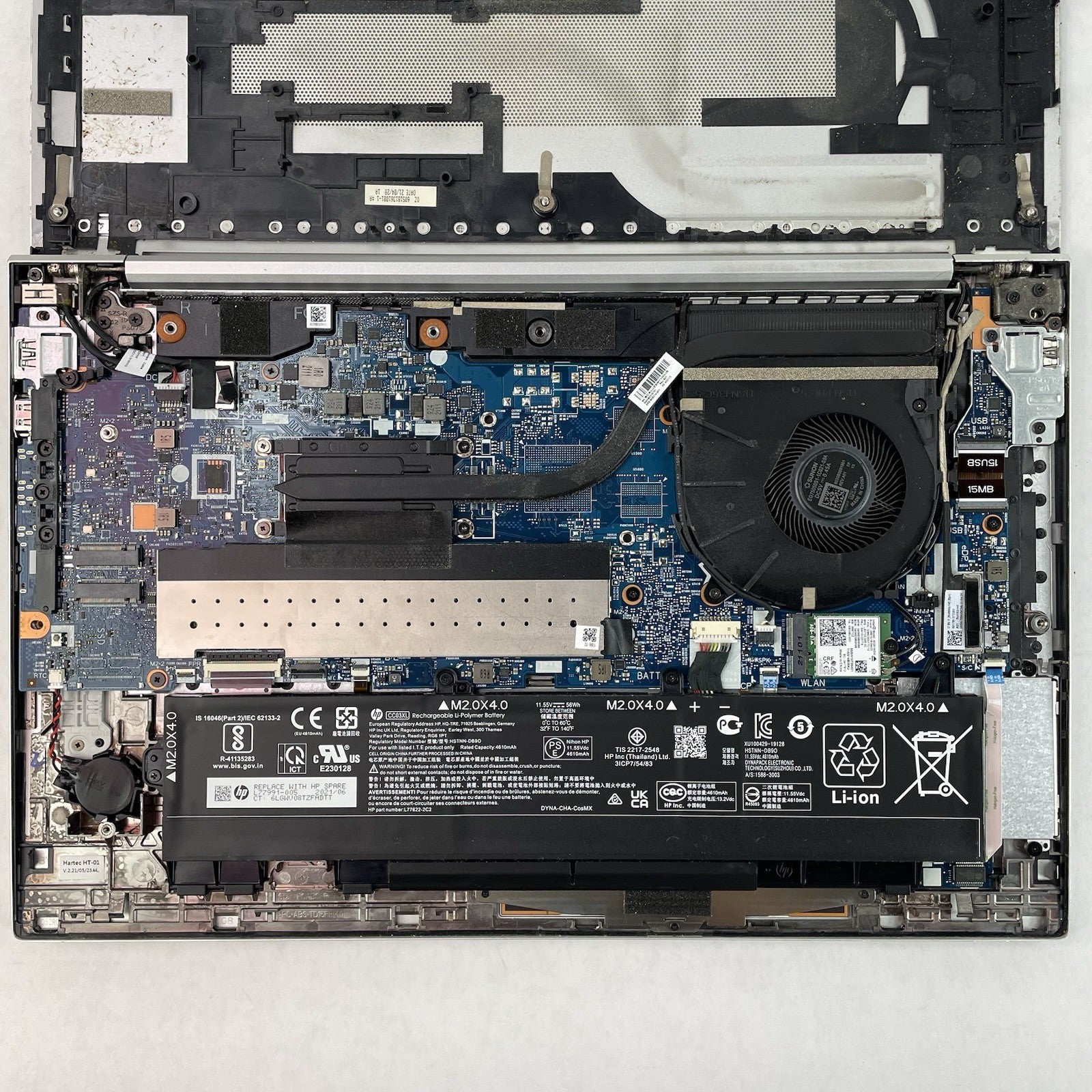 HP EliteBook 850 G8 15.6" i7-1185G7 3.00 GHz 8 GB RAM No SSD/OS/AC17