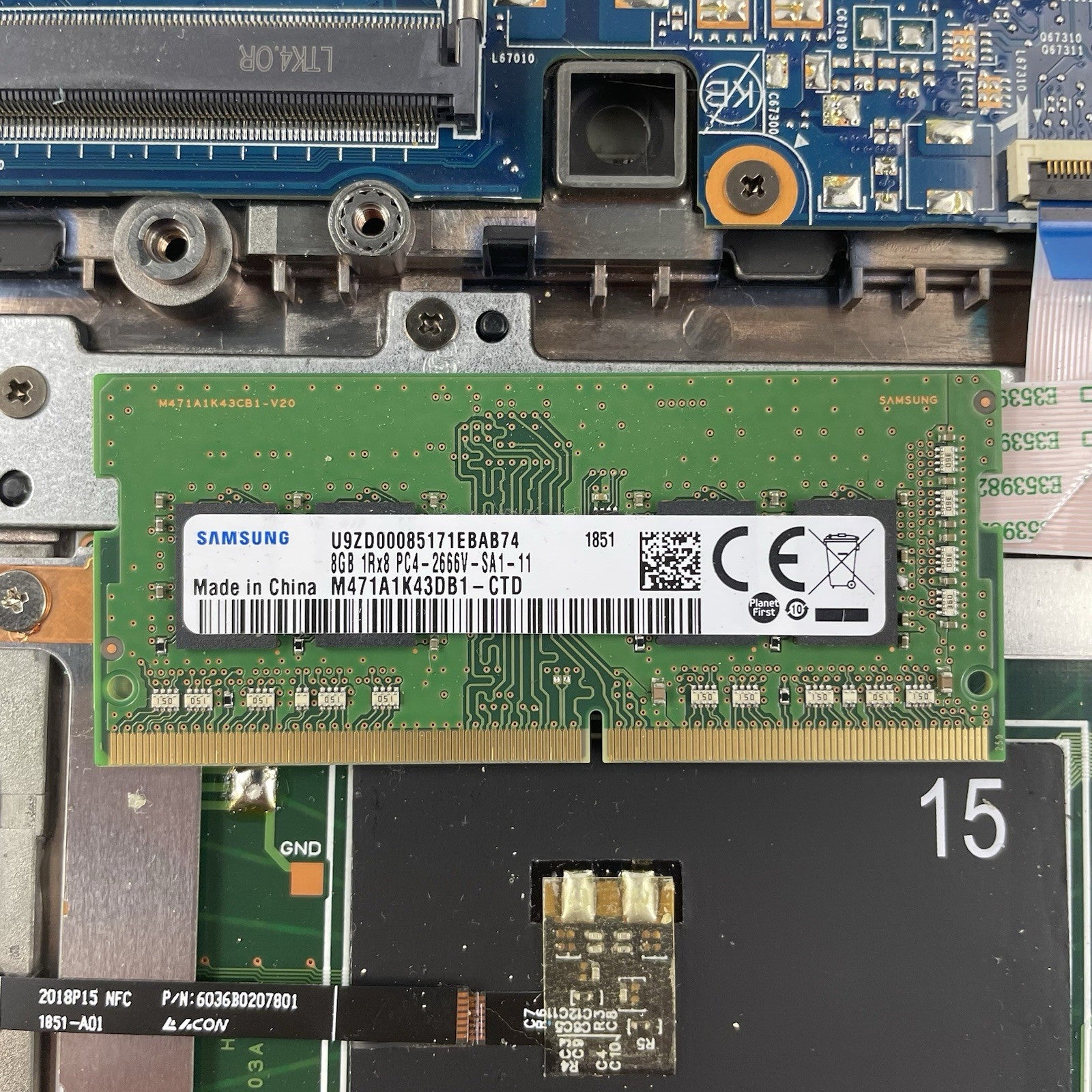 HP EliteBook 850 G5 15.6" i7-8650U 1.90 GHz 8 GB RAM No SSD/OS/AC18