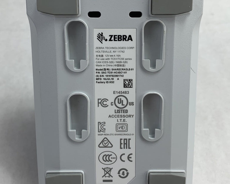Zebra SHARECRADLE-01 TC51/56 1-Slot Battery Charger No AC Adapter