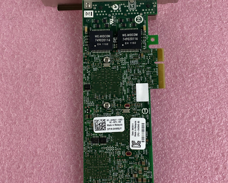 Intel MY-OHM9JY-12402-18C-00QY-A00 Network Adapter Card Lot of 2