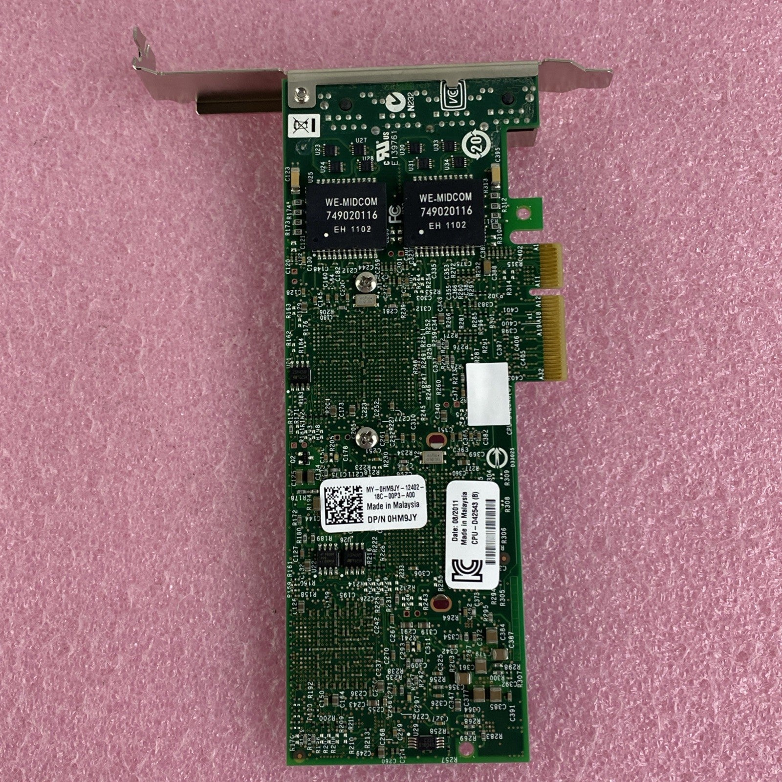 Intel MY-OHM9JY-12402-18C-00QY-A00 Network Adapter Card Lot of 24