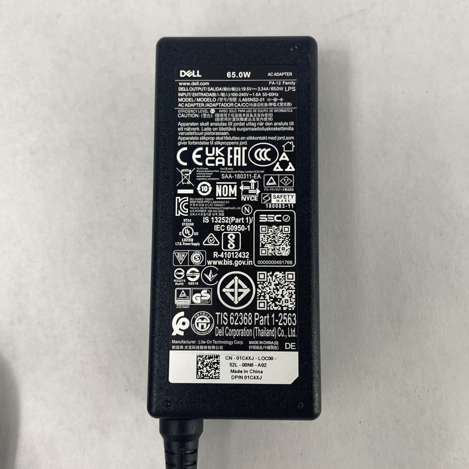 Dell LA65NS2-01 65W AC Adapter No Power Cord Lot of 84