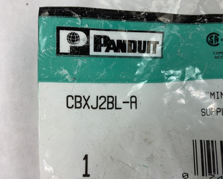 Panduit CBXJ2BL-A Mini-Com Surface Mount Box New Sealed