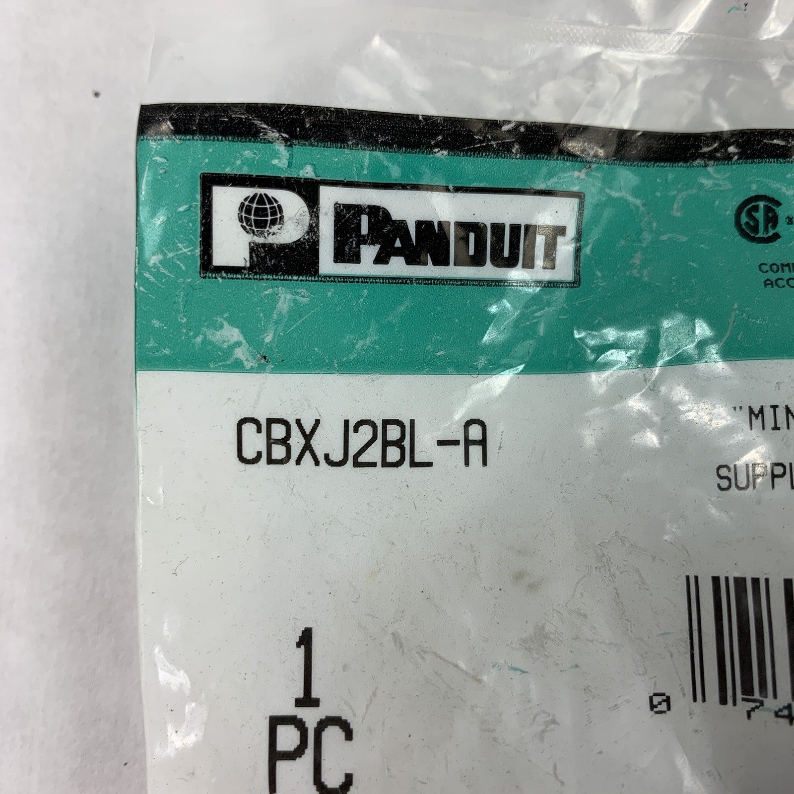 Panduit CBXJ2BL-A Mini-Com Surface Mount Box New Sealed