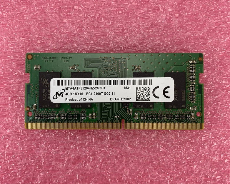 Micron MTA4ATF51264HZ-2G3B1 PC4-2400T-SC0-11 4GB 1Rx16 Desktop Memory RAM Lot 2
