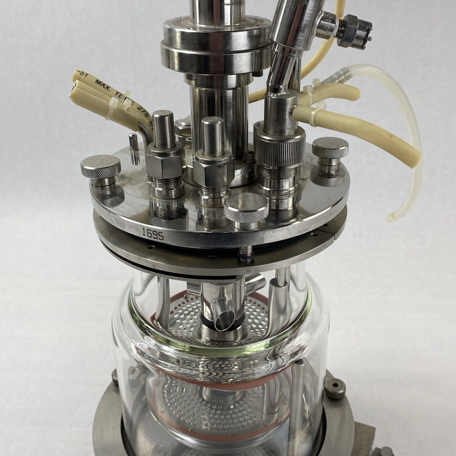 New Brunswick Scientific C842 Glass Jacketed Vessel Bioreactor