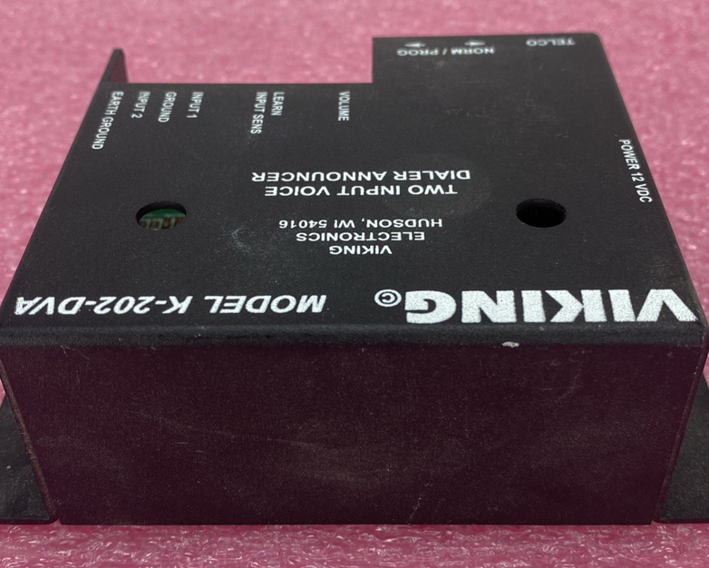 Viking K-202-DVA Two Input Voice Dialer Announcer Untested