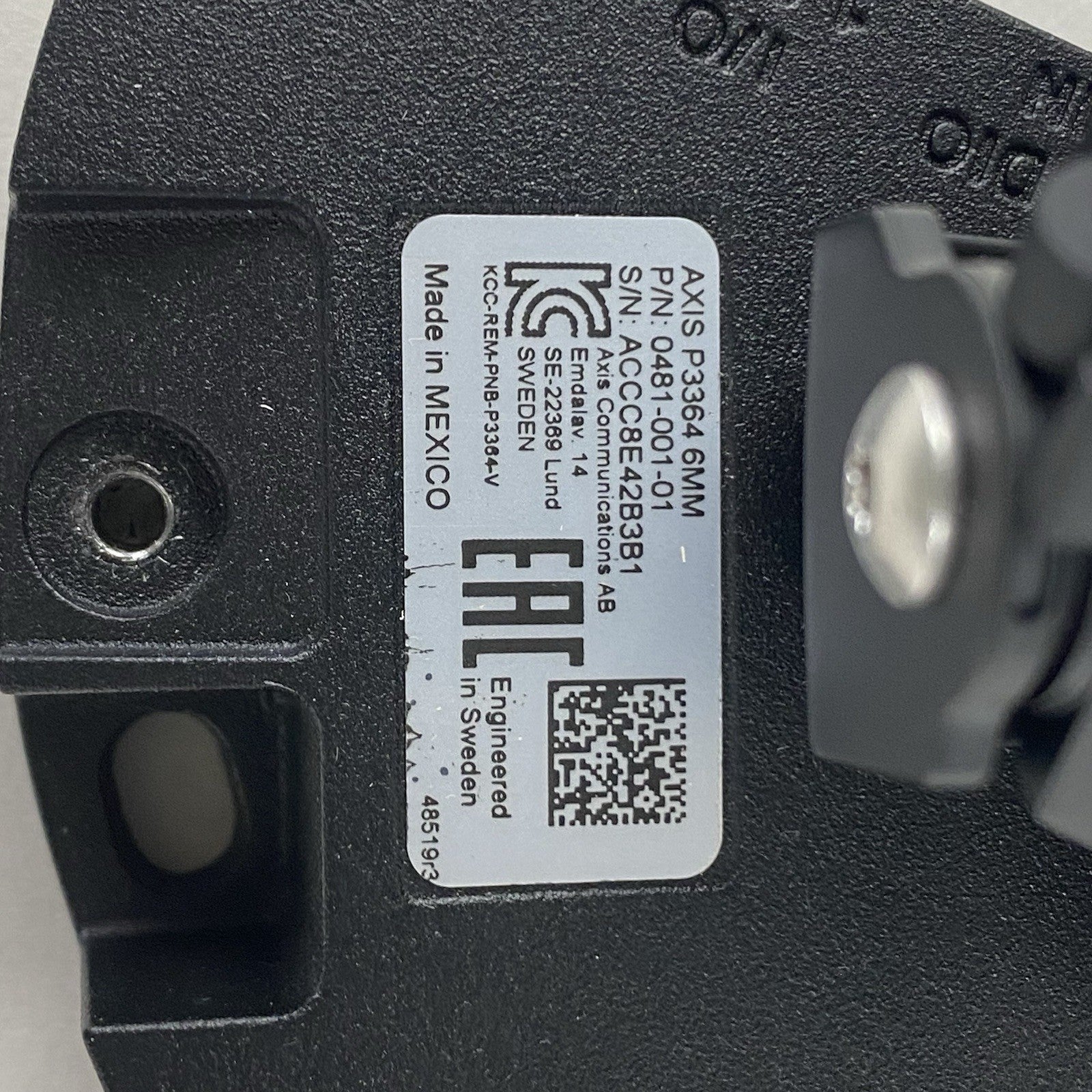 Axis P3364 6mm Fixed Dome PoE Network Camera7