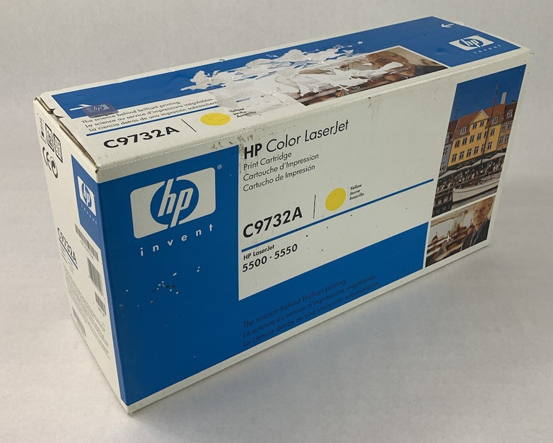 HP C9732A Yellow Toner Cartridge For HP LaserJet 5500 5550 Exp. 2009