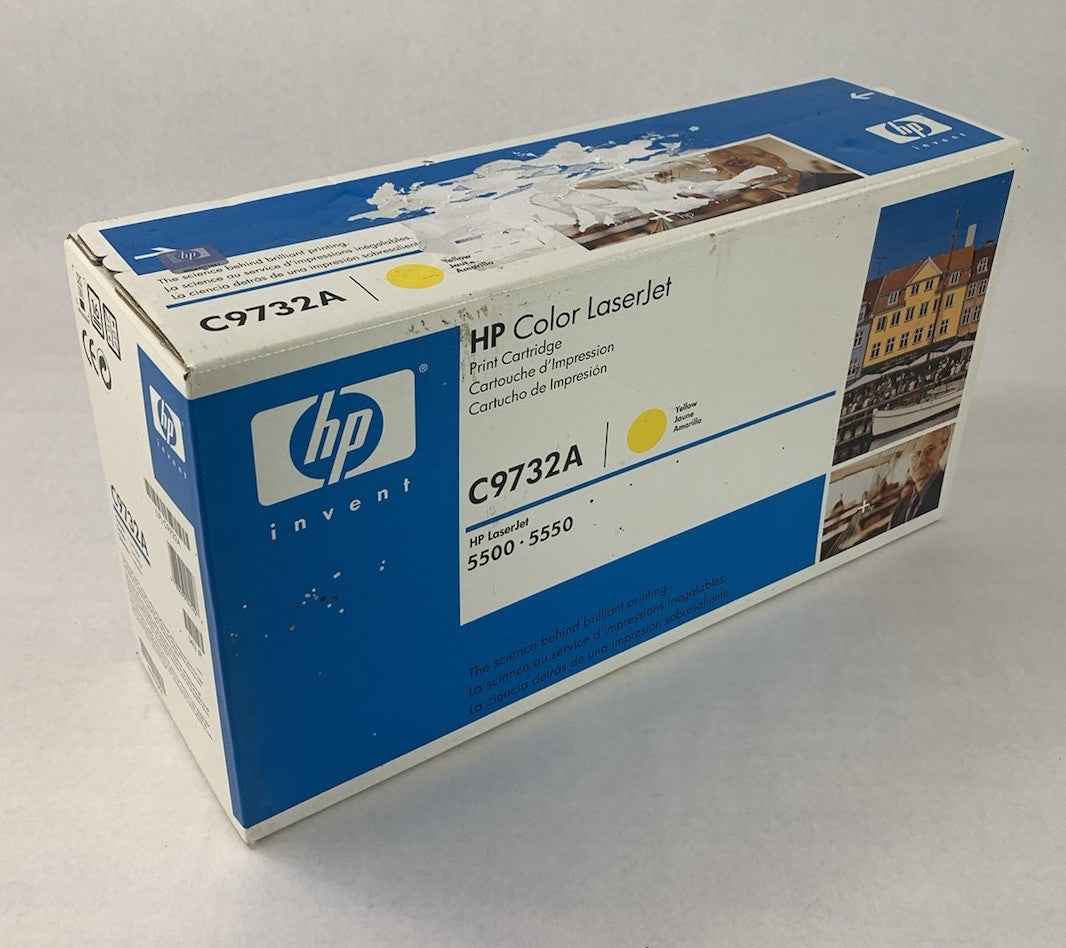 HP C9732A Yellow Toner Cartridge For HP LaserJet 5500 5550 Exp. 2009