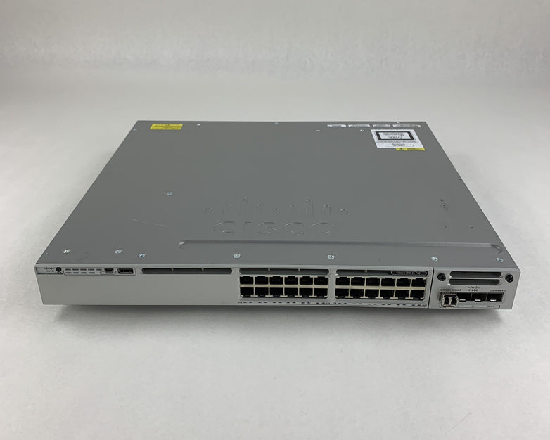 Cisco Catalyst WS-C3850-24P-S V08 24-Port Gigabit Ethernet PoE Switch Tested