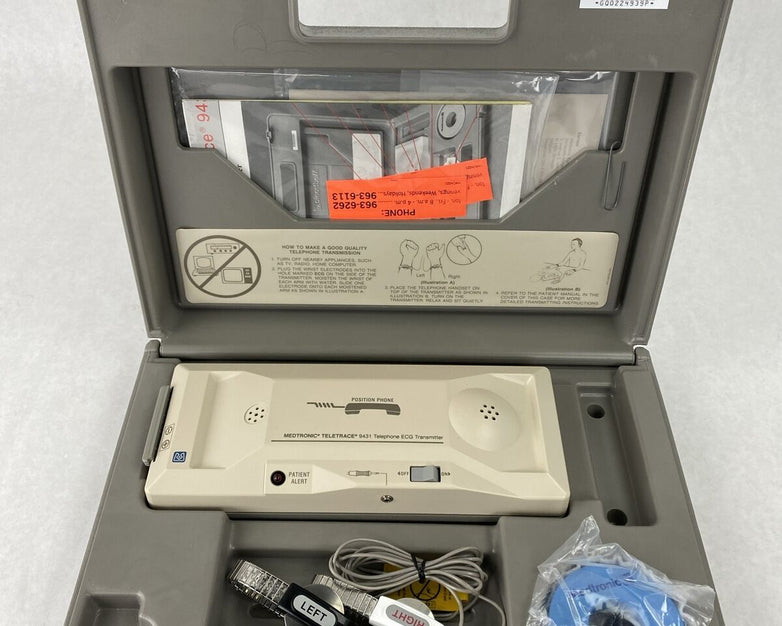 Medtronic Teletrace 9431 Telephone ECG Transmitter Port