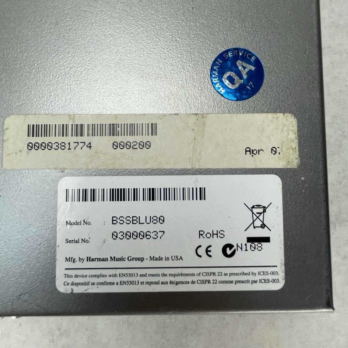 BSS Soundweb London BLU-80 Signal Processor - Tested10