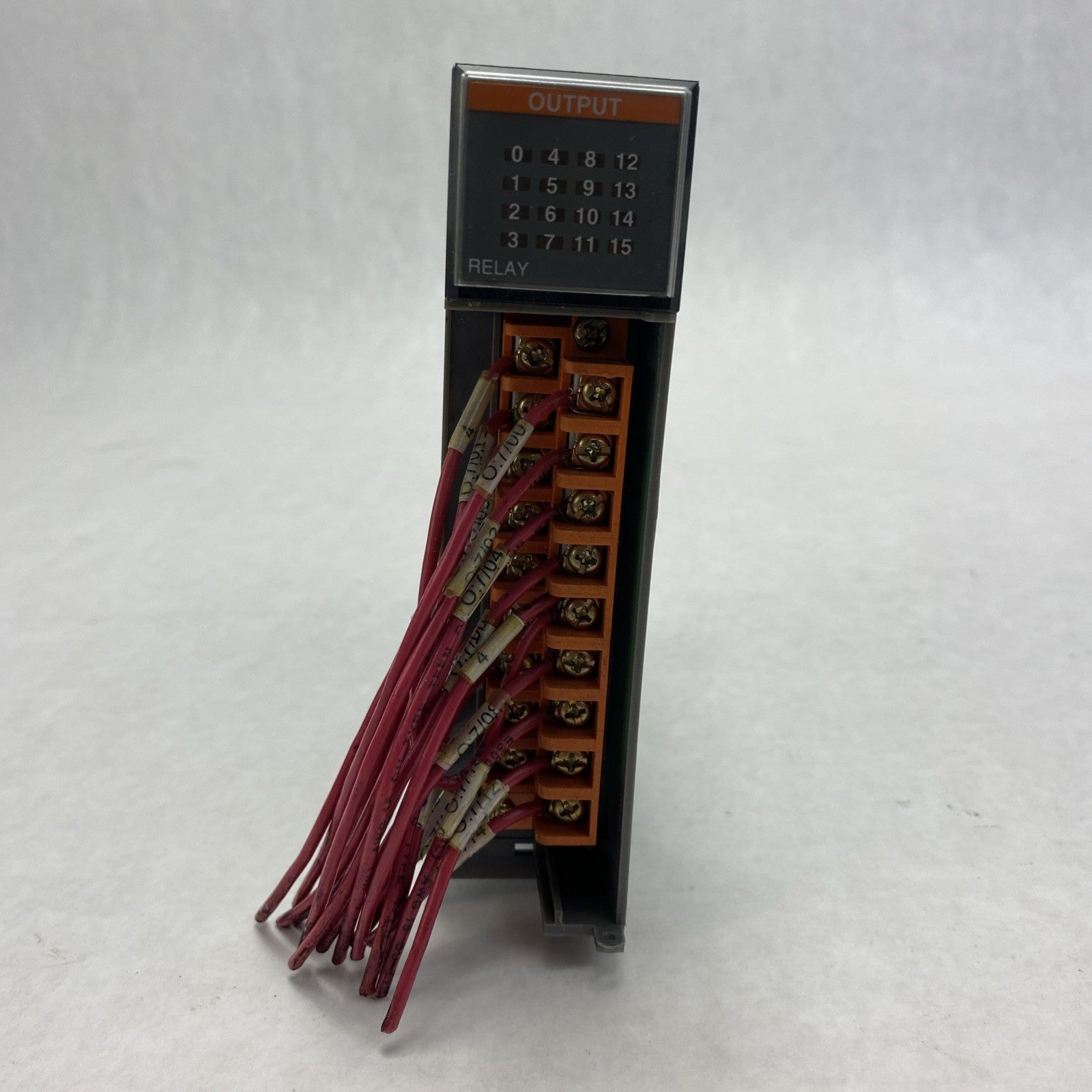 Allen-Bradley SLC500 Output Module 1746-OW16 Ser. D - Missing Cover And Untested6