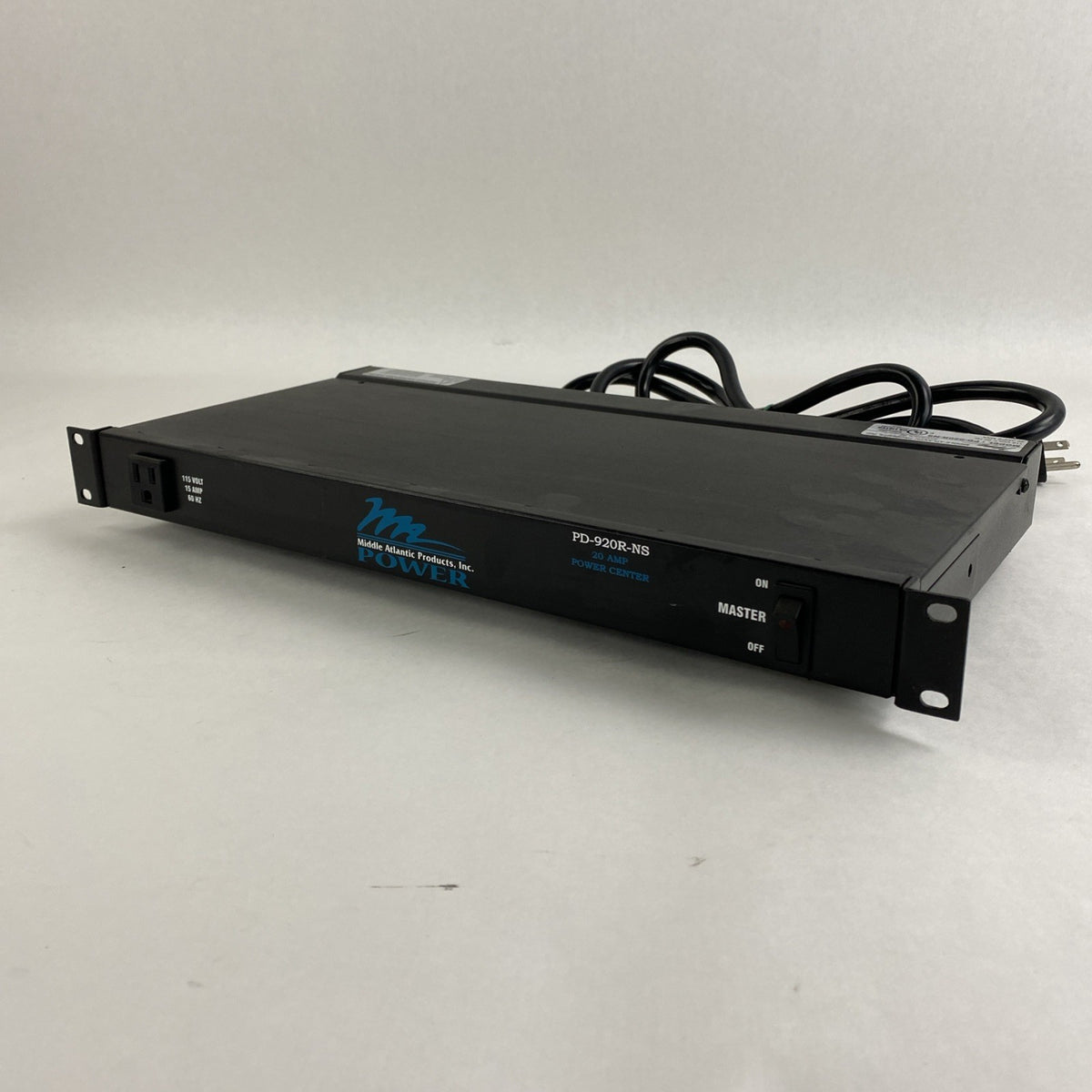 Middle Atlantic PD-920R-NS 20 AMP Power Center 8 Outlet0