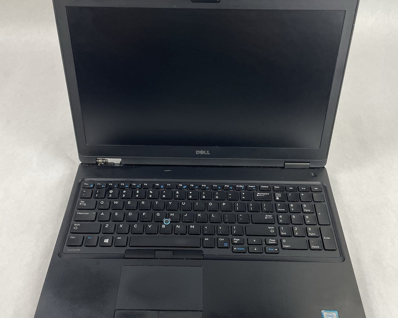 Dell Latitude 5580 15.6" i5-7440HQ 2.8GHz 8GB RAM No SSD/OS/AC - Bad Hinge Cover
