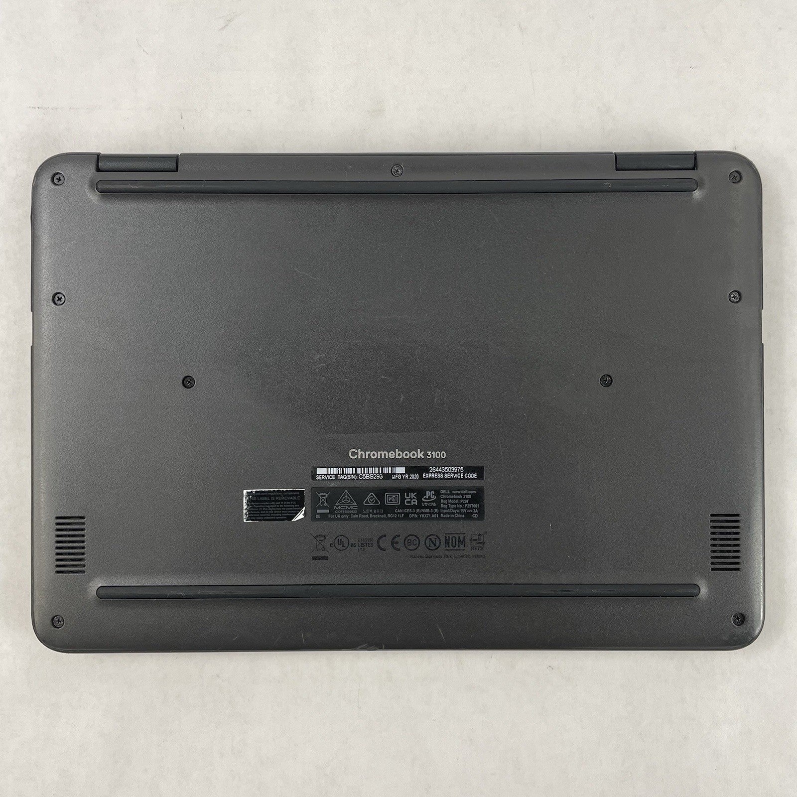 Dell ChromeBook 3100 11.6" Celeron N4020 1.10 GHz 4 GB RAM 16 GB Storage12