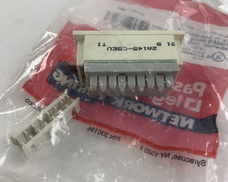 Pass & Seymour 2A145-C5EU Activate 2A Single Cat 5e RJ45 Wiremold Ivory Lot of 2