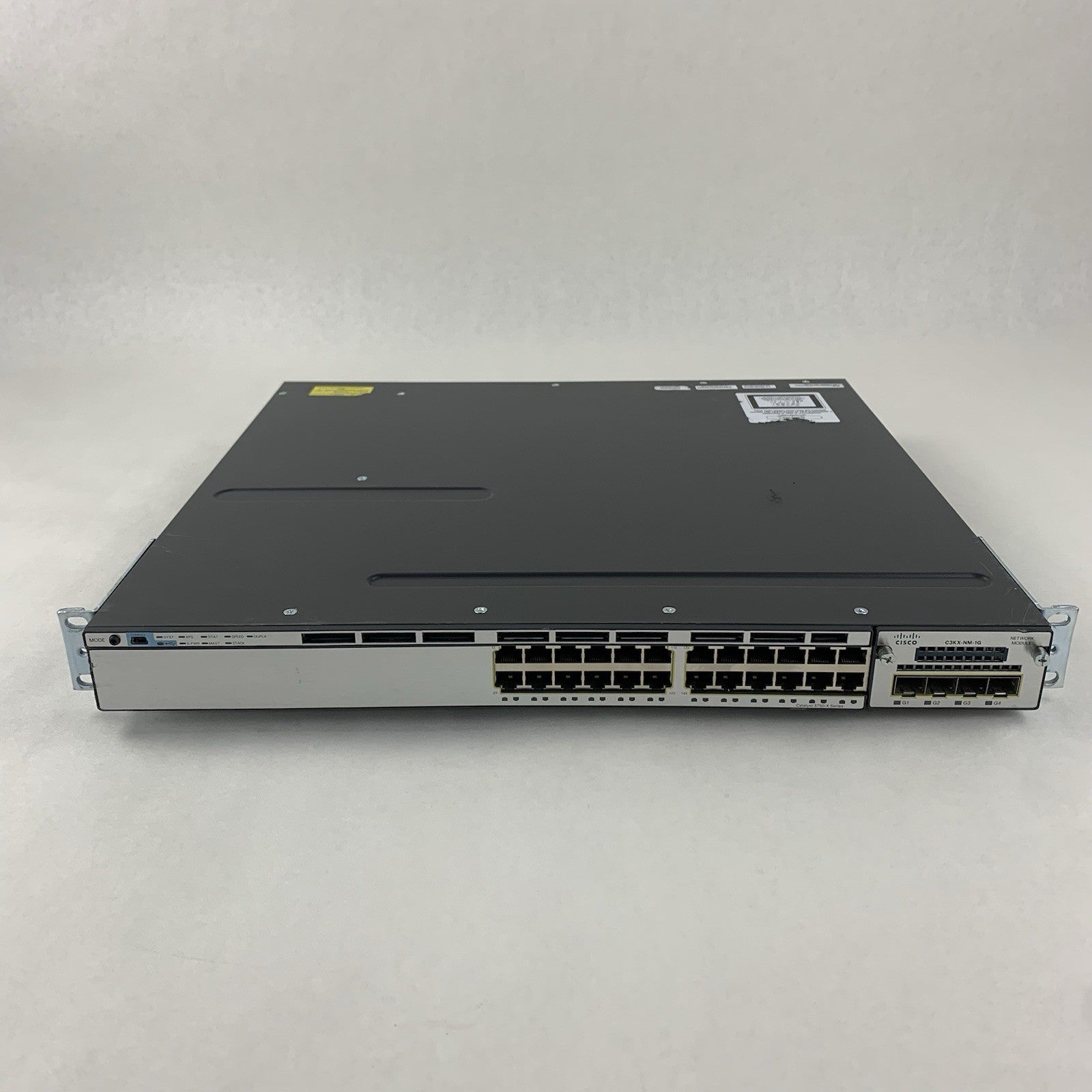 Cisco WS-C3750X-24T-S V02 24-Port Gigabit Ethernet Switch Tested Reset1